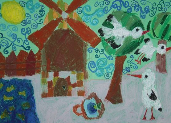 Laureatki konkursu o Kaszubach grafika