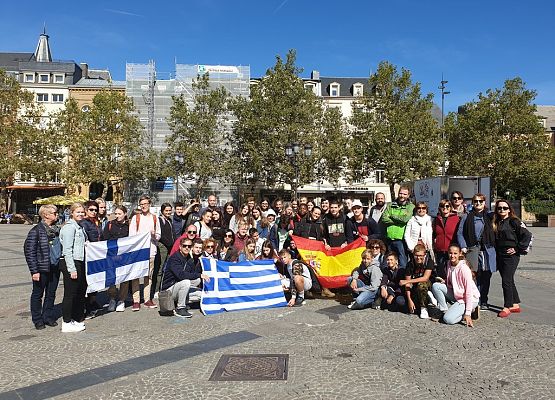 Międzynarodowy projekt Erasmus+ w Luksemburgu grafika