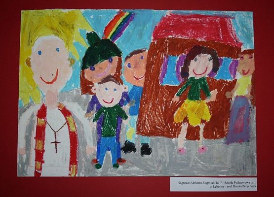 Twórczość dziecięca – „Jan Paweł II – wstańcie, chodźmy” grafika