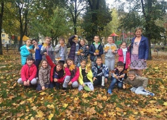 Jesienne fascynacje klasy IIb grafika