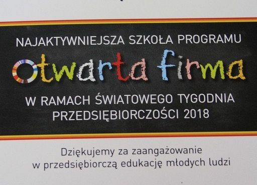 Jedynka po raz drugi laureatem programu „Otwarta firma” grafika