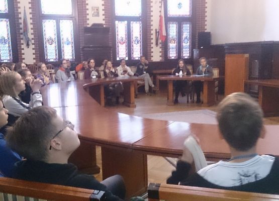 Wyjście klasy 8c do Urzędu Miejskiego w Lęborku grafika