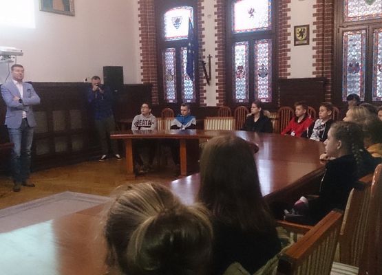 Wyjście klasy 8c do Urzędu Miejskiego w Lęborku grafika