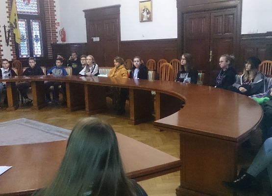 Wyjście klasy 8c do Urzędu Miejskiego w Lęborku grafika
