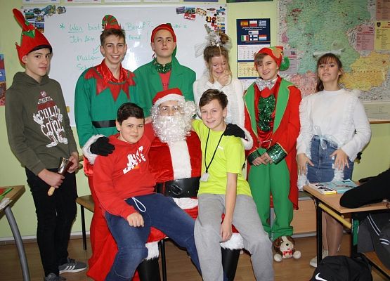 Wizyta świętego Mikołaja grafika