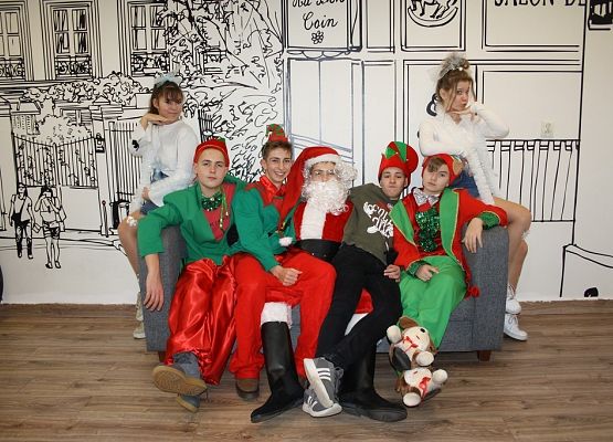 Wizyta świętego Mikołaja grafika