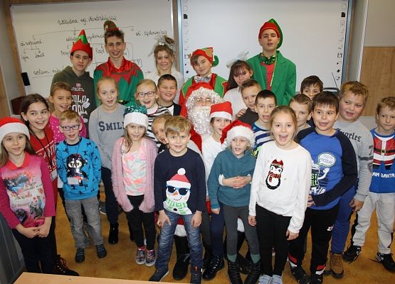 Wizyta świętego Mikołaja grafika