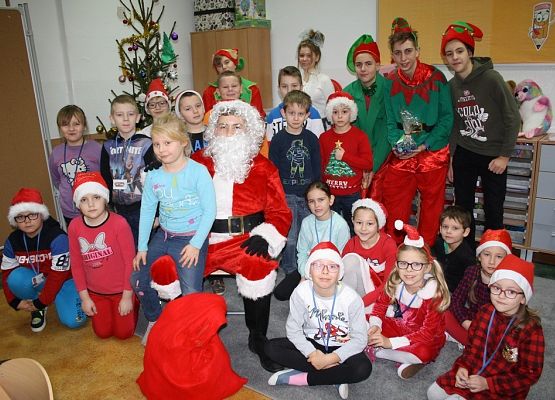 Wizyta świętego Mikołaja grafika