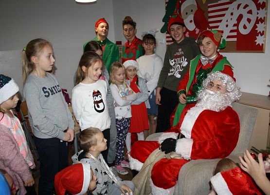 Wizyta świętego Mikołaja grafika