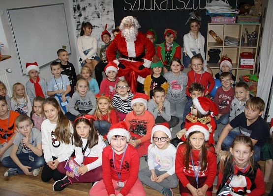 Wizyta świętego Mikołaja grafika