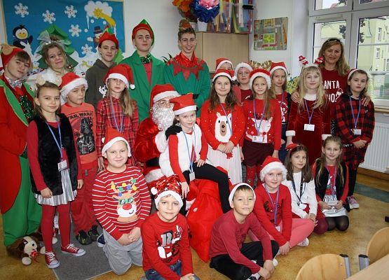 Wizyta świętego Mikołaja grafika