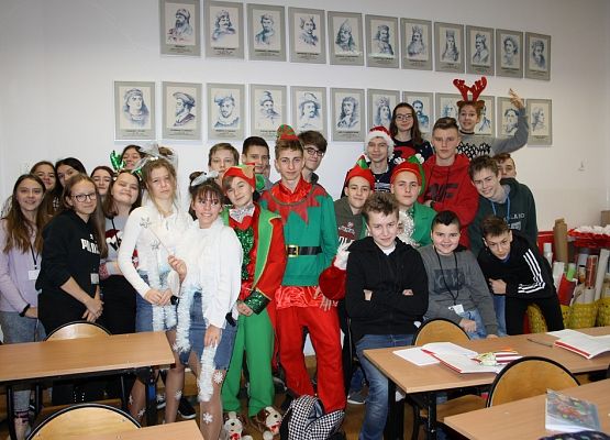 Wizyta świętego Mikołaja grafika