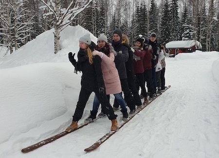 Projekt Erasmus+ w Finlandii grafika