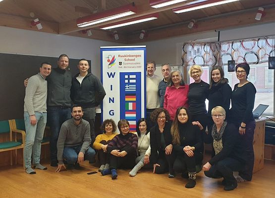Projekt Erasmus+ w Finlandii grafika