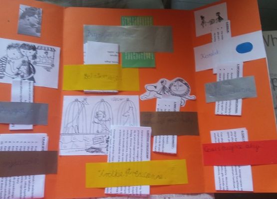 Lapbookowa twórczość klasy 2a grafika