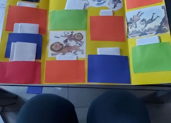 Lapbookowa twórczość klasy 2a grafika