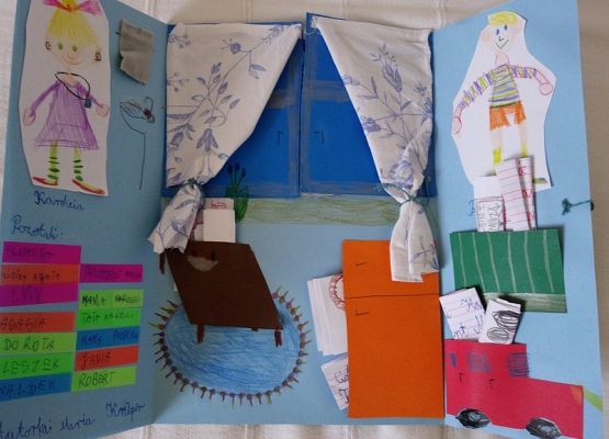 Lapbookowa twórczość klasy 2a grafika