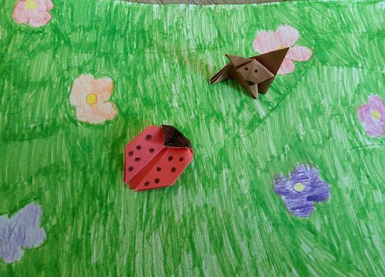 Wiosenne inspiracje klasy IIc grafika