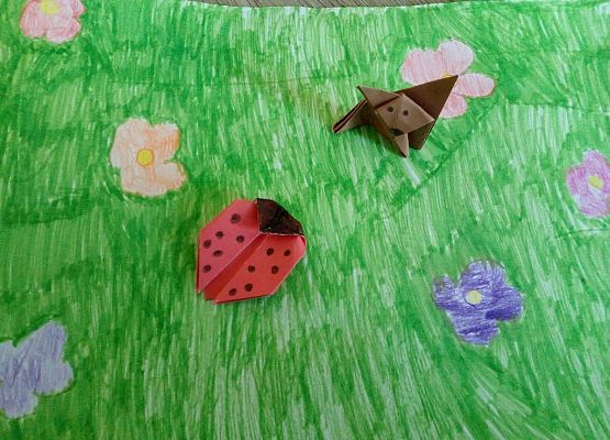 Wiosenne inspiracje klasy IIc grafika