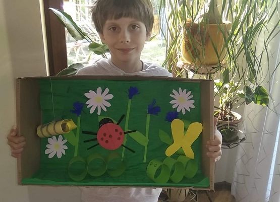 Wiosenne inspiracje klasy IIc grafika