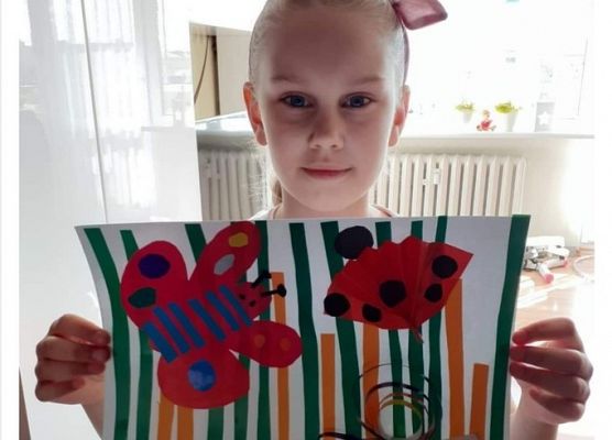 Wiosenne inspiracje klasy IIc grafika