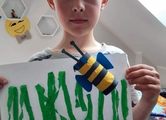 Wiosenne inspiracje klasy IIc grafika