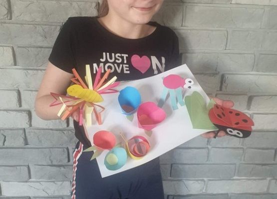 Wiosenne inspiracje klasy IIc grafika