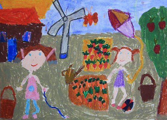 "PODWÓRKO - Ekologiczne podwórko" - ON-LINE grafika