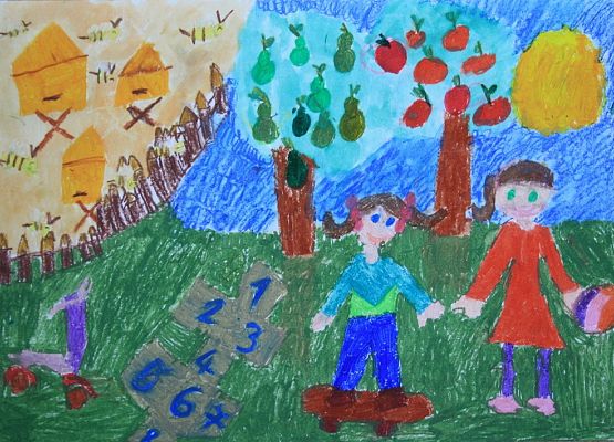 "PODWÓRKO - Ekologiczne podwórko" - ON-LINE grafika