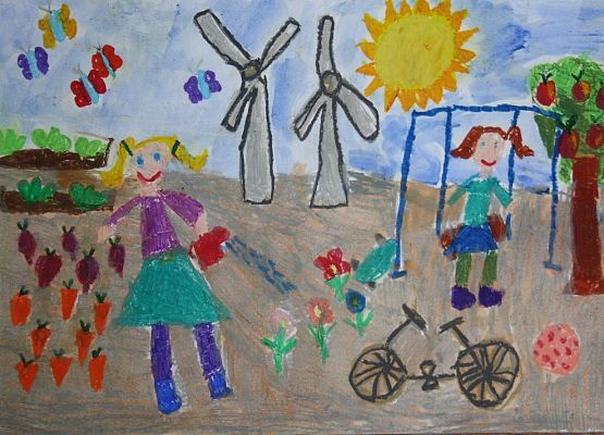 "PODWÓRKO - Ekologiczne podwórko" - ON-LINE grafika