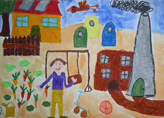 "PODWÓRKO - Ekologiczne podwórko" - ON-LINE grafika