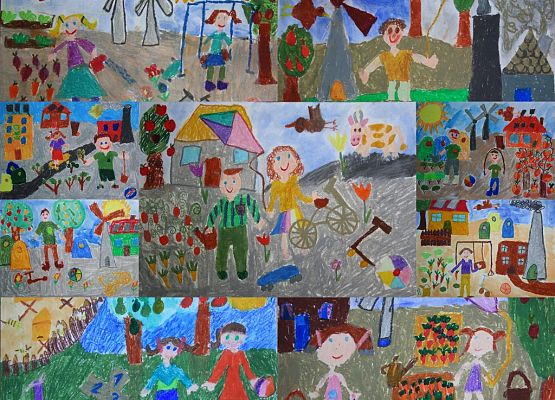 "PODWÓRKO - Ekologiczne podwórko" - ON-LINE grafika