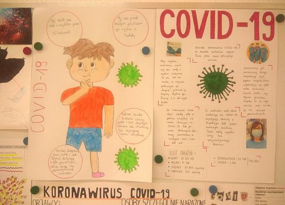 Warsztaty dotyczące koronawirusa grafika