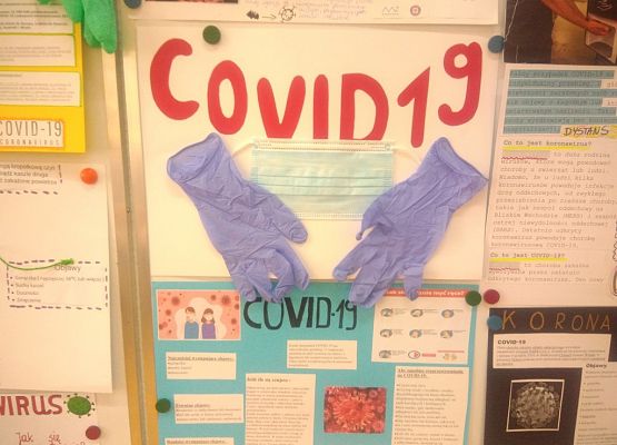 Warsztaty dotyczące koronawirusa grafika