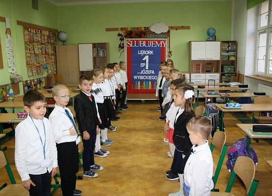 Jestem uczniem klasy pierwszej! grafika