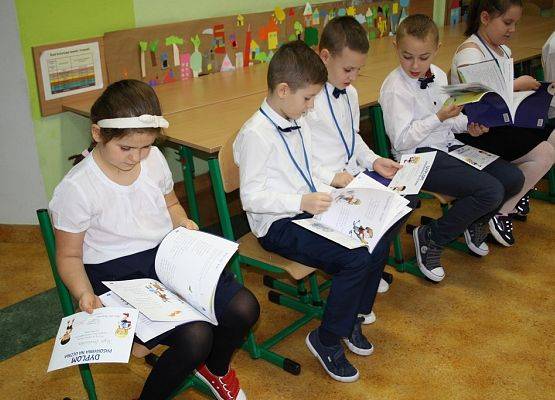 Jestem uczniem klasy pierwszej! grafika