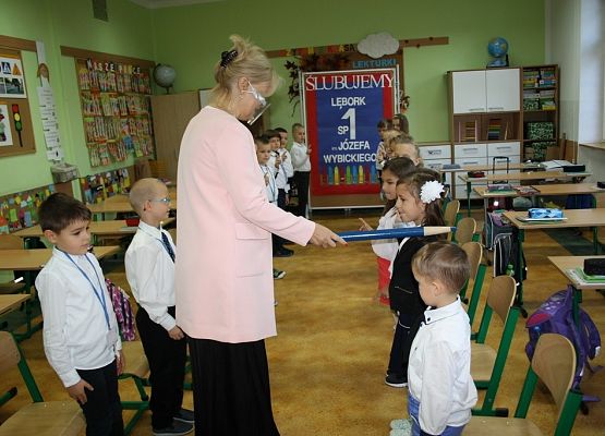 Jestem uczniem klasy pierwszej! grafika