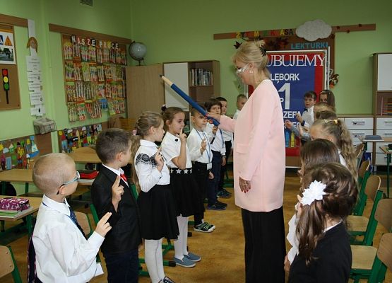 Jestem uczniem klasy pierwszej! grafika