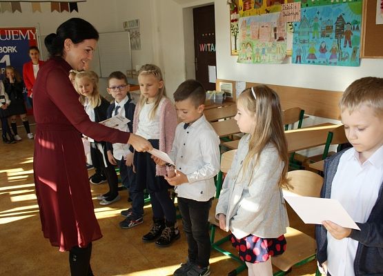 Jestem uczniem klasy pierwszej! grafika