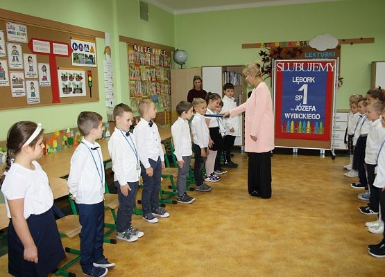 Jestem uczniem klasy pierwszej! grafika