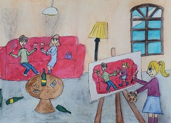 Zdrowy styl życia - „STOP UZALEŻNIENIOM" grafika