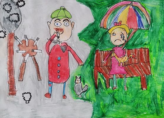 Zdrowy styl życia - „STOP UZALEŻNIENIOM" grafika