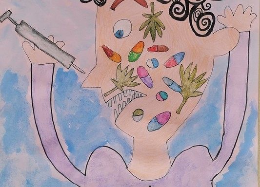 Zdrowy styl życia - „STOP UZALEŻNIENIOM" grafika