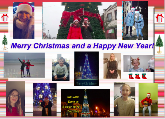 Merry Christmas ERASMUS+ grafika