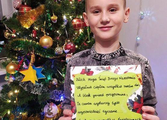 Świąteczne życzenia od trzecioklasistów grafika