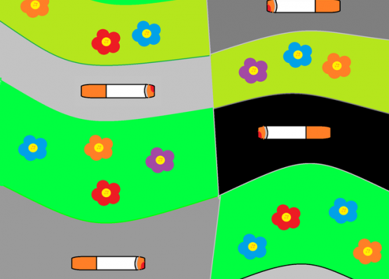 Nie pal! Palenie zabija! grafika