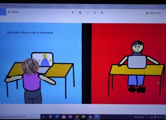 Bezpieczni w internecie grafika