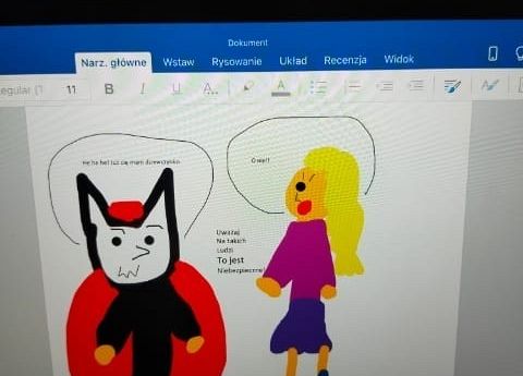 Bezpieczni w internecie grafika