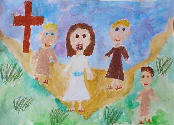 Laureatki konkursu plastycznego grafika