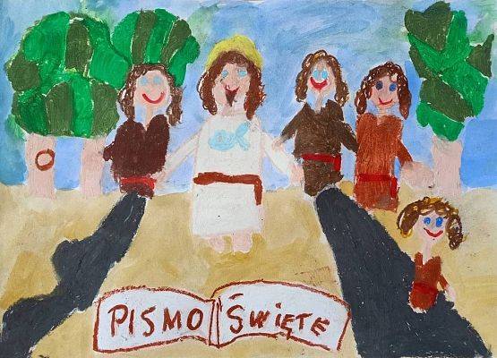 Laureatki konkursu plastycznego grafika